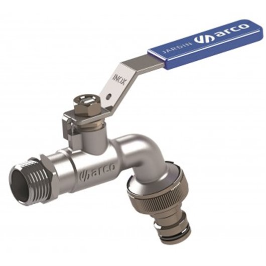 Grifo Curvo Enchufe Rapido 15Mm Palanca 1/2 X 3/4 Arco