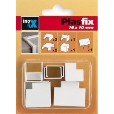 Canaleta Electricidad 16X10Mm Pvc Blanco Accesorios Inofix