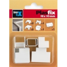 Canaleta Electricidad 16X10Mm Pvc Blanco Accesorios Inofix