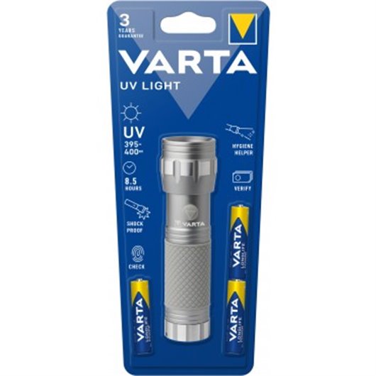 Linterna Led Uv Light 3 Pilas Aaa Incluidas Varta