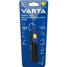 Linterna Led Multifuncion Work Flex 100Lm Ip54 Recargable +Bateria Varta