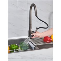 Grifo Fregadero Monomando Extensible Trazo Cao Alto Verhal
