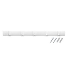 Colgador Hogar 28X350X25Mm Torn 5G Plastico Blanco Moviles 3075-2 Inofix