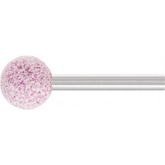 Muela Abrasiva Esferica Ku 08X08Mm Gr 80 Corindon Mango 3Mm