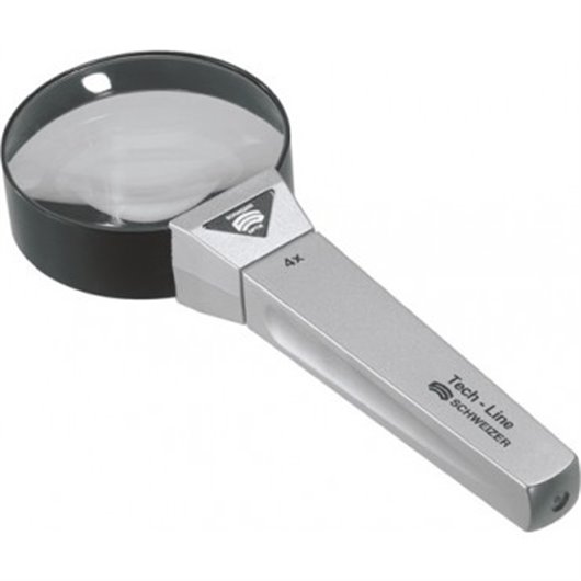 Lupa Mano Aumento 04X 65Mm M/Plast Tech-Line Schweizer