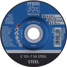 Disco Desbaste Metal Conico 230X07,2Mm Sg Steel Pferd