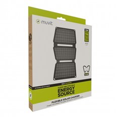 Panel Solar 15W Carga Dispositivos Muvit Para Smartphone Tab