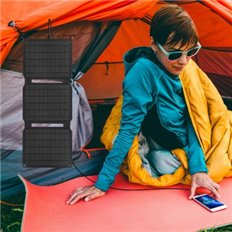 Panel Solar 15W Carga Dispositivos Muvit Para Smartphone Tab
