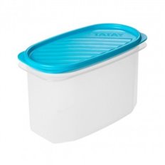 Contenedor Alimentos Ovalado Topflex 1,2 L Turquesa Tatay