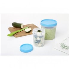 Contenedor Alimentos Twist 0,4 L Turquesa Tatay