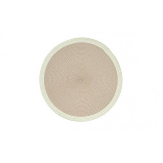 Mantel Indivdual Kaleido Qd  38 Cm Natural Verde Vinthera