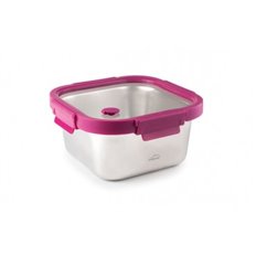 Contenedor Alimentos Cuadrado Inox 1500 Ml Etern Lacor