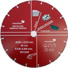 Disco Corte Multimateriales 230 Mm Macodiam