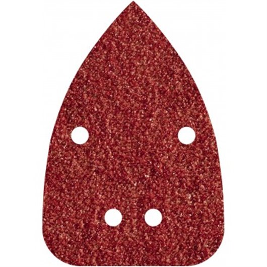 Lija Mouse Adherente Madera Metal Gr 120 10 Uds 96 X 136 Mm 4 Agujeros Wolfcraft