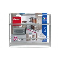 Especiero Deslizante In Out 2 Estantes Metaltex
