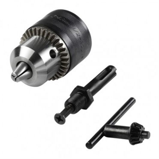 Portabrocas Manual 13 Mm + Adaptador Sds Plus + Llave De Apriete Wolfcraft