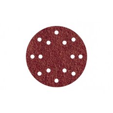 Lija Disco Adherente Madera Metal Gr 120 5 Uds  150 14 Agujeros Wolfcraft