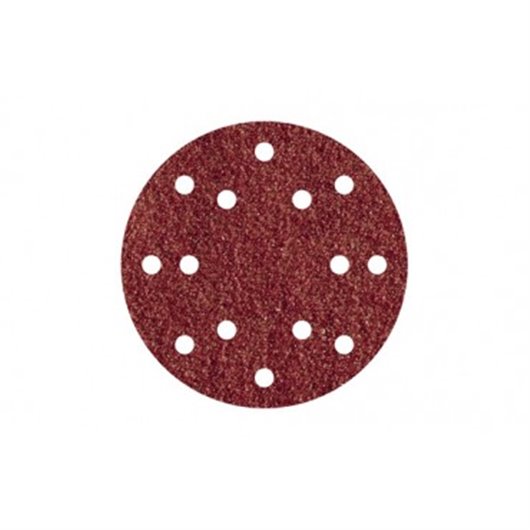 Lija Disco Adherente Madera Metal Gr 120 5 Uds  150 14 Agujeros Wolfcraft