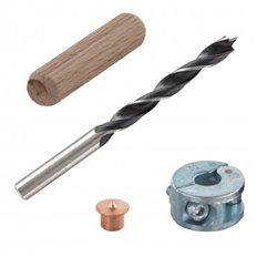Espigas Ensamblar Kit 25 Piezas  10 Mm Wolfcraft