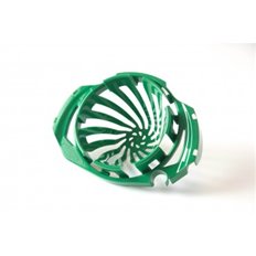 Cubo Con Escurridor 12 L Gris / Verde Ecolimpia