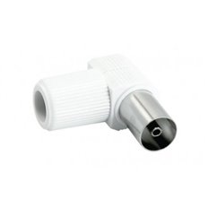 Conector Antena Coaxial Hembra Acodado 9,5Mm Axil