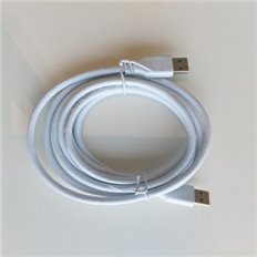 Cable Usb A/ Usb A Macho/Macho 2M Blanco Axil
