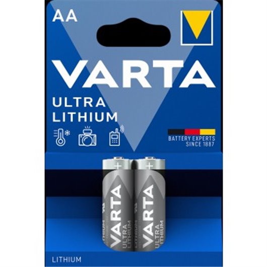 Pila Ultra Litio Aa 1,5V 2Pz Varta