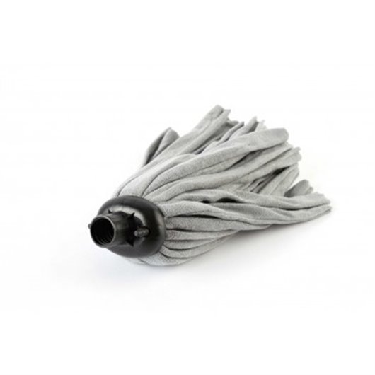 Fregona Microfibra Circular 30X12 Cm Gris Ecolimpia