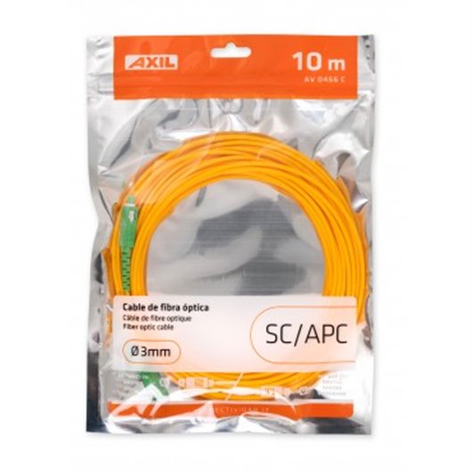 Cable Fibra Optica Conector Sc/Apc 10Mt Axil