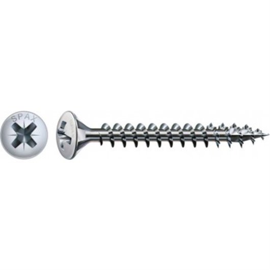 Tornillo Madera Cabeza Gota Sebo Pozi Niquel 3,5 X 16 (19) 1000 Uds Spax