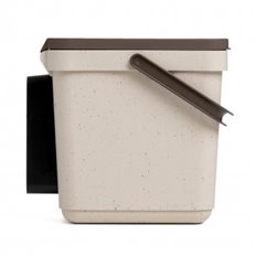Cubo Organico Con Soporte Ecohome 6 L Tapa Marron Tatay