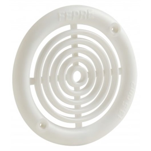 Kit 4 Rejillas Atornillar D-6,4Cm Abs Blanco Fepre