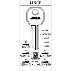 Llave Cilindro En Bruto Jma Aluminio Azul Lin-15D 