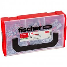 Taco Duopower Fixtainer Profesional + Tornillos 6/8/10 210 Uds Fischer