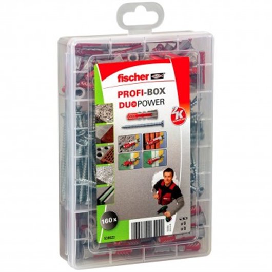 Taco Duopower Profi-Box Brico 6/8 160 Uds Fischer