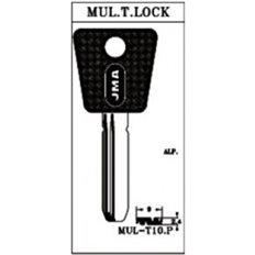 Llave Seguridad Alpaca Cabeza Plastico Azul Mult-10.P Azul Jma