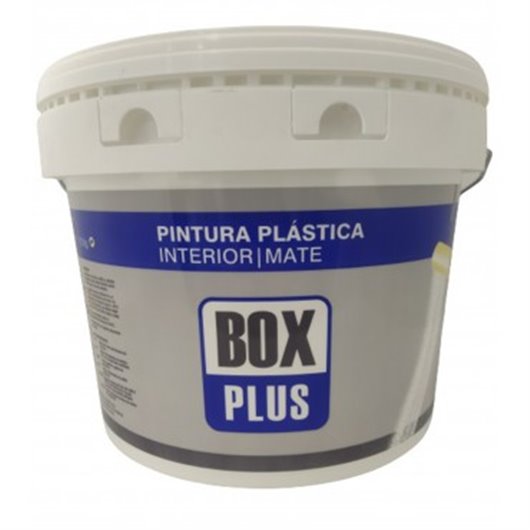 Pintura Plastica Interior Mate 12 Kg Blanco Box Plus