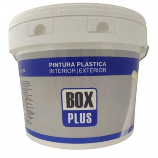 Pintura Plastica Exterior Interior Mate 15 Kg Blanco Box Plus