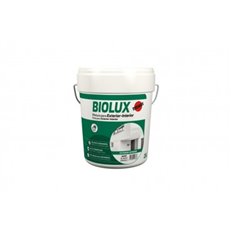 Pintura Plastica Exterior Interior Biolux Mate 15 L Blanco Titan