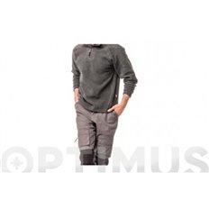 Polar Media Cremallera Monviso Gris Talla M Issaline