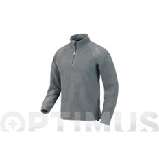 Polar Media Cremallera Monviso Gris Talla M Issaline