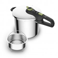Olla Presion Super Rapida Secure Trendy 8 L Con Cestillo Induccin Tefal