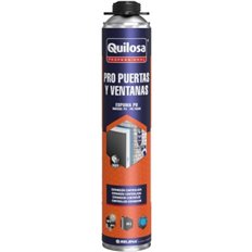 Espuma Poliuretano Pro Puertas Y Ventanas Pistola 750 Ml Quilosa
