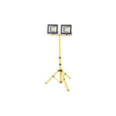 Foco Proyector Led Con Tripode Ip65 Luz Fria 10000Lm 2X50W Matel