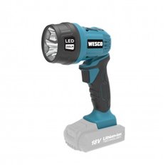 Linterna Profesional 250Lm Para Batera 18V Cabezal Pivotante 8 Posiciones Hasta 90 Wesco