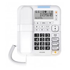 Telefono Con Cable Teclas Grandes Con Display Blanco Alcatel