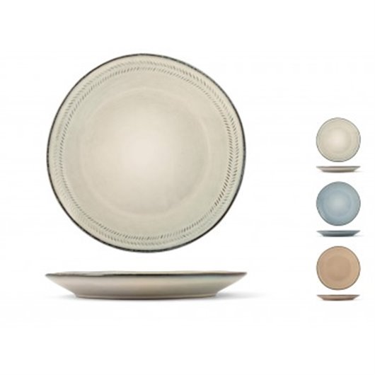Plato Stoneware Antibes Surtido  26,5 Cm Llano