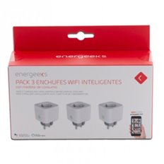 Pack De 3 Enchufes Wifi Inteligentes Con Medidor De Consumo Energeeks