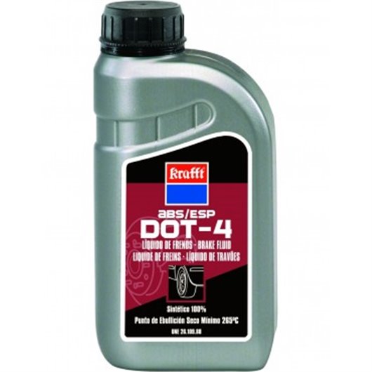 Liquido Auto Frenos Dot4 Abs/Esp 500Ml Krafft