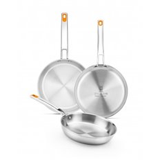 Sarten Triply Inox Efficient  26 Cm Induccion Bra